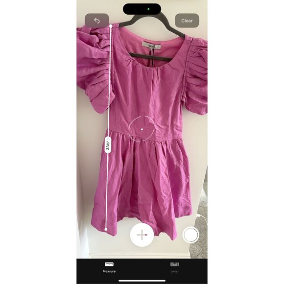 NWT Aureta Chloe Mini Dress in Pop Lilac, Medium $379 G8 - Picture 9 of 10